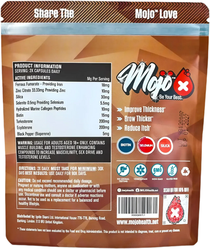 Mojo Beard Growth Accelerator Supplement 3