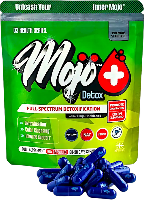 Mojo Detox Liver Colon Gallbladder Detoxification Probiotic Prebiotic Acidophilus Supplement 2