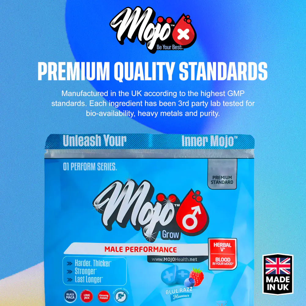 Mojo Grow Mens Male Libido Maca Root Black Best Sexual Drive Health Erectile Dysfunction Gummies 2