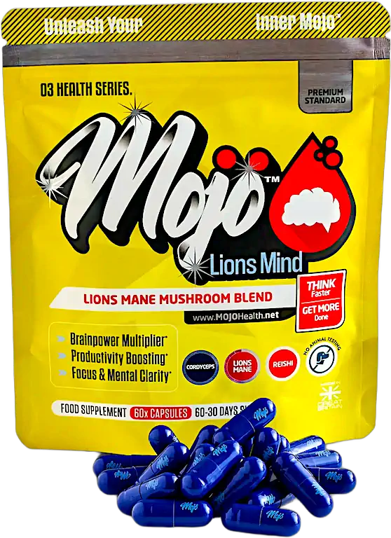 Mojo Microdose Mushroom Nootropic Lions Mane Alpha Brain Supplement 2