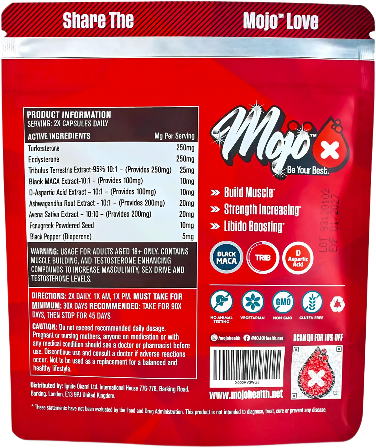 Mojo Testo
