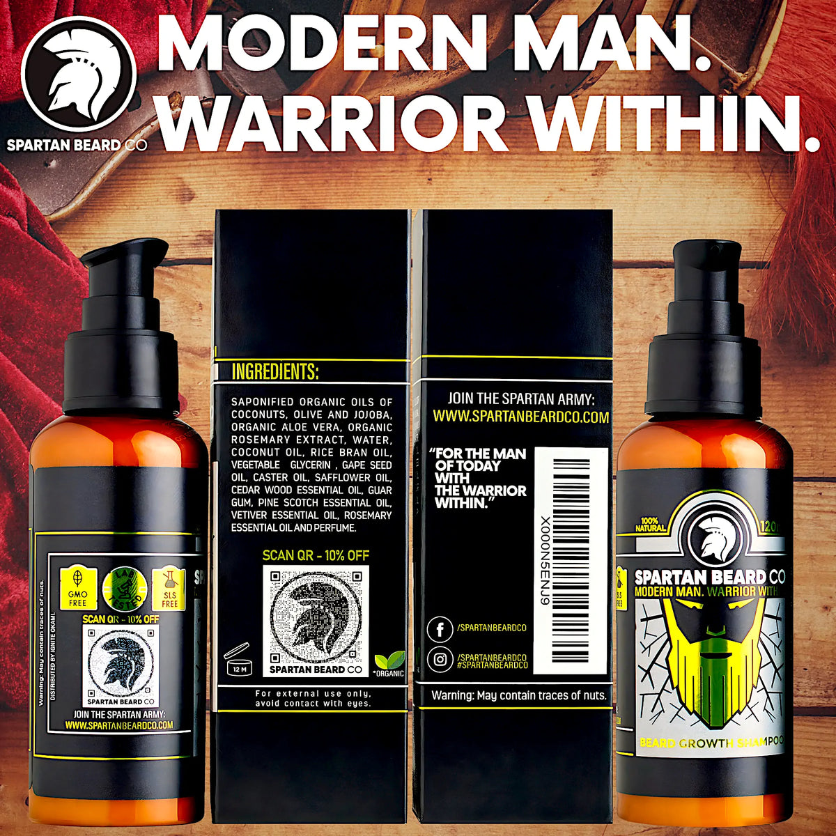 Spartan Beard Co Beard Growth Shampoo Wash 8