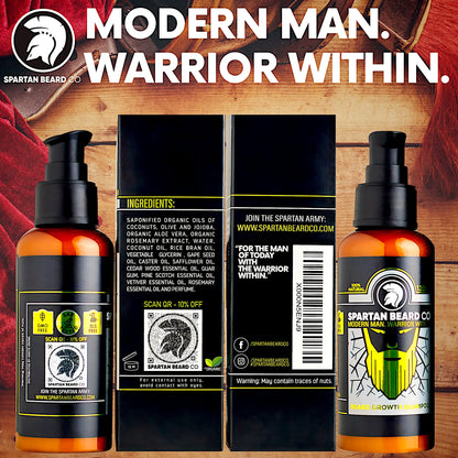 Spartan Beard Co Beard Growth Shampoo Wash 8