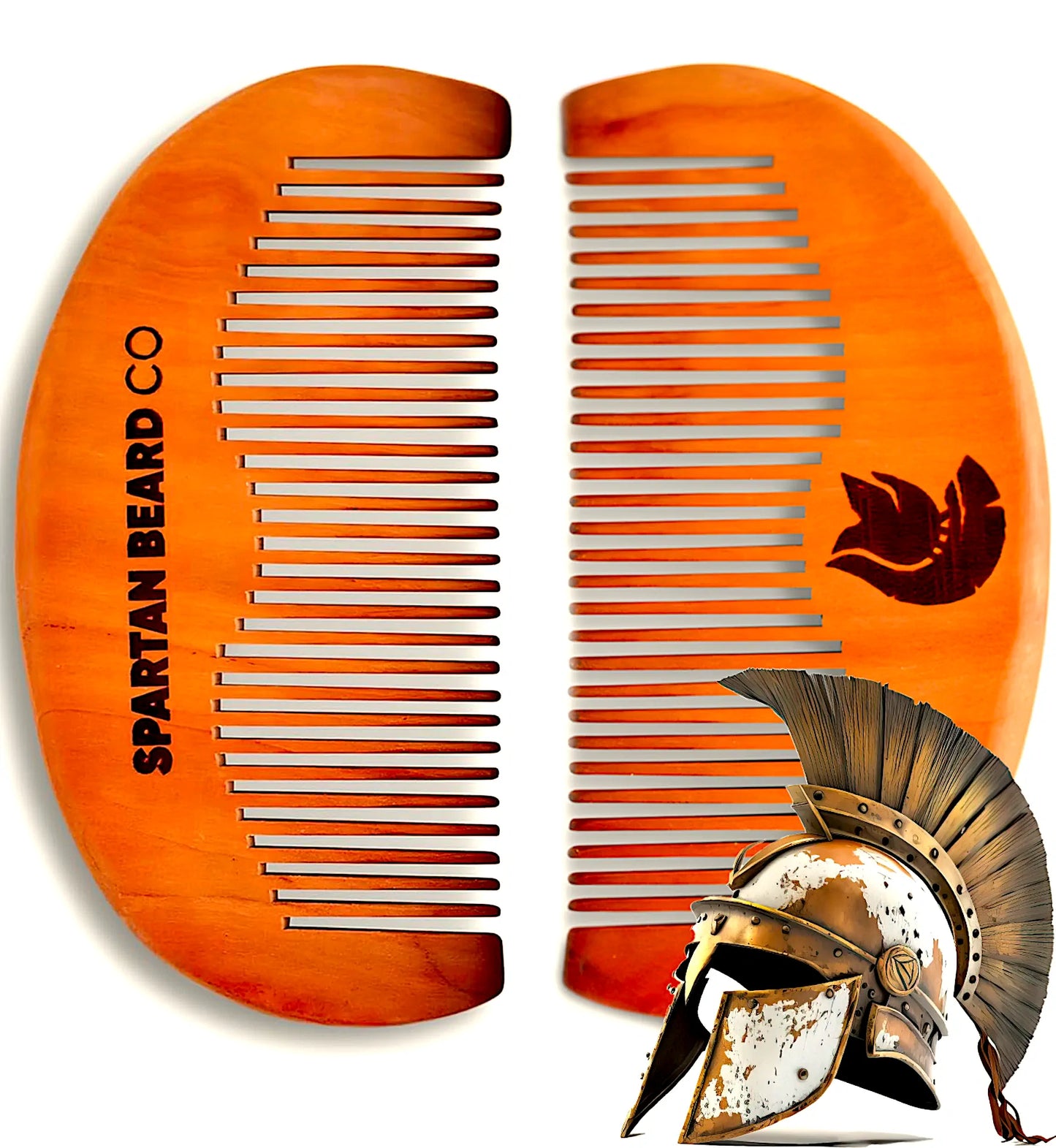 Spartan Beard Co Wooden Pocket Beard Comb 2